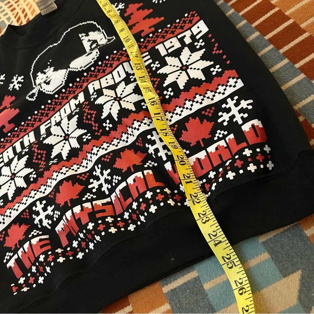 Death From Above 1979 Ugly Holiday Sweater Print ❄️🌲🍁 - Picture 7 of 7